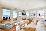 Yes, this is the view you will enjoy from your living room when you choose this unit.